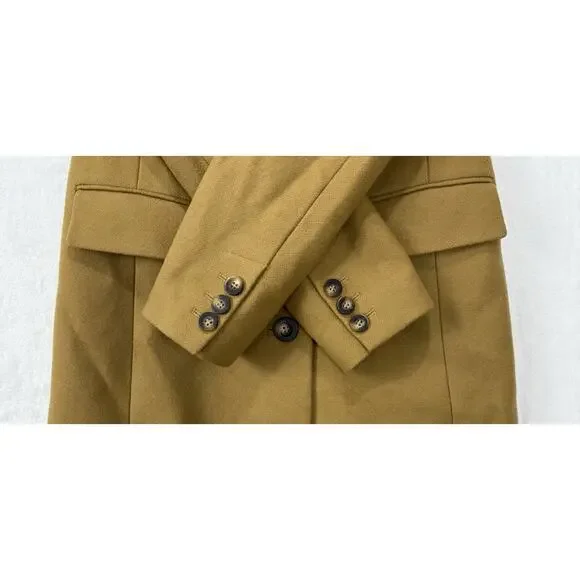 Boden Wool Blend Ground Ginger Crumbie Coat Size 4 - Picture 4 of 15